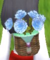 康乃馨花簍（藍）