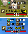 冬之化身與冬將軍能力值圖