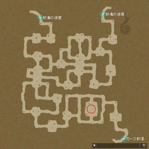 Lv75 餓赫沙蟲出現位置圖