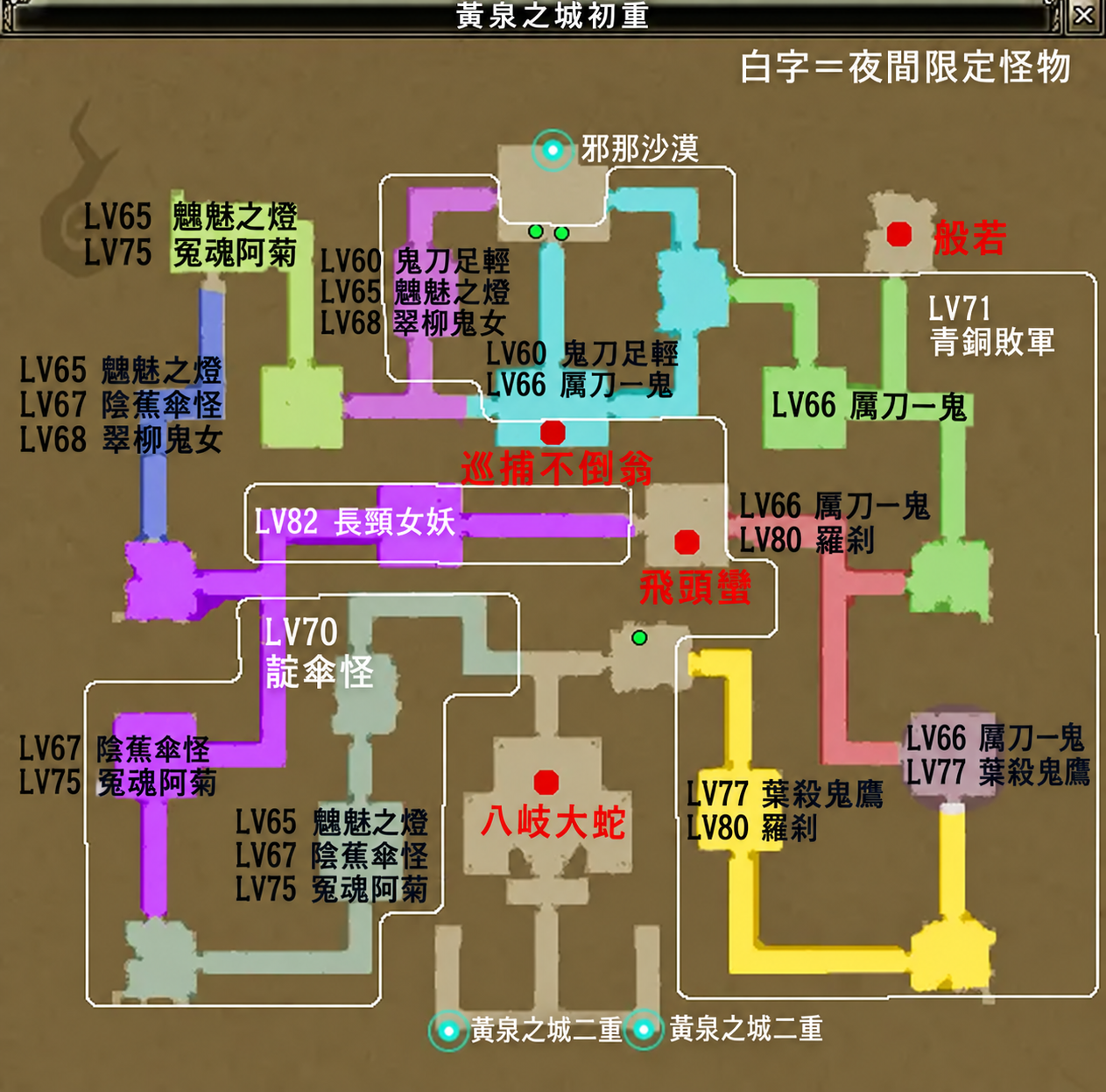 圖61：黃泉之城初重