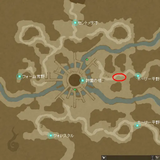 Monster/封靈之域出現位置圖