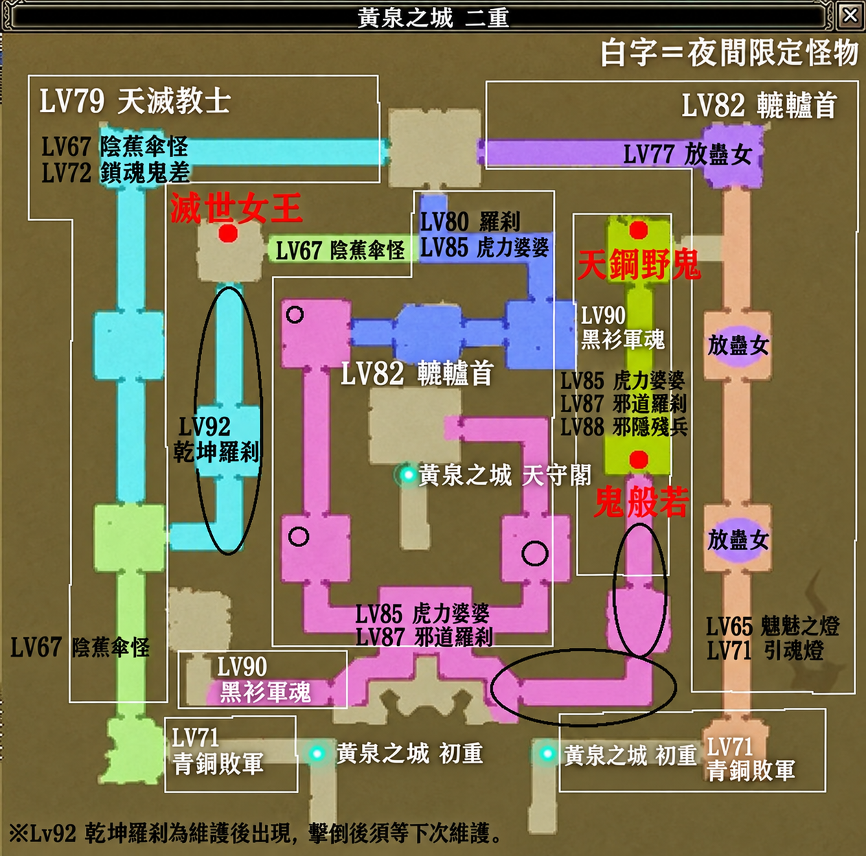 圖62：黃泉之城二重