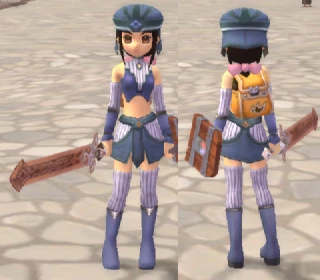 等級5（武術系列） 女角 外觀圖