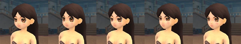 ♀整形藥水（臉型） 女角 外觀圖